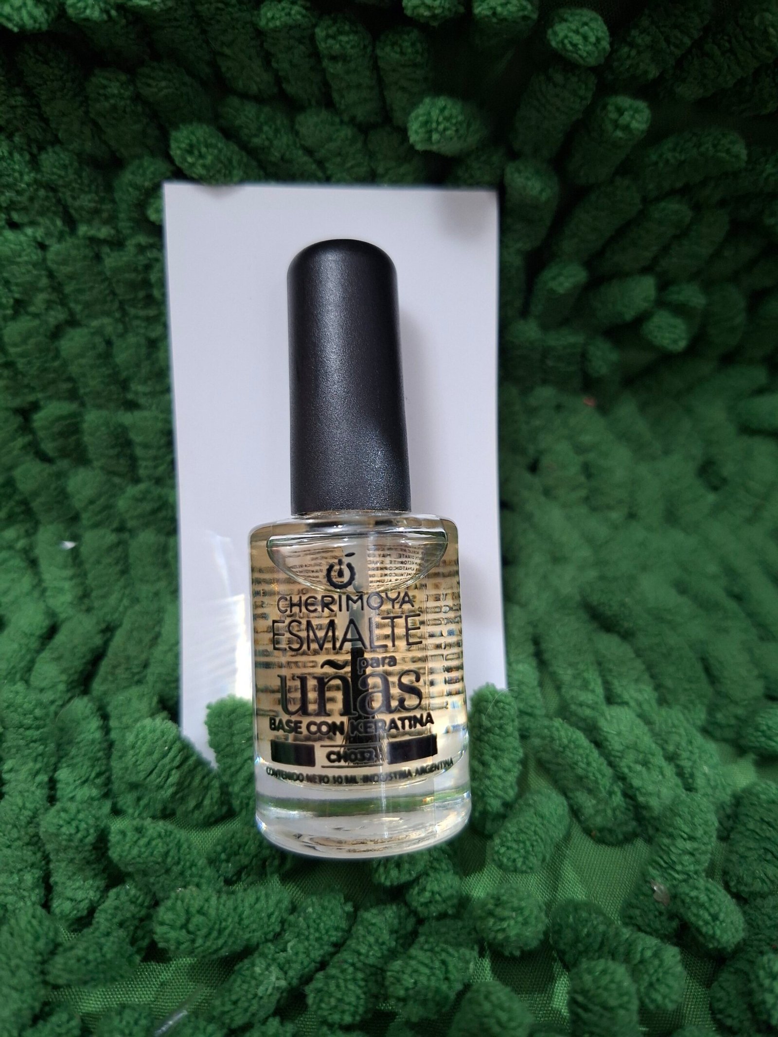 Base con keratina esmalte con secado al aire cherimoya 10ml