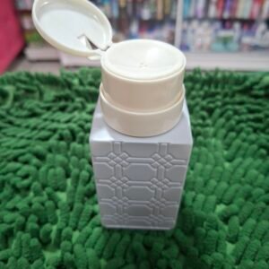 Dosificador Contenedor mediano gris Para Líquidos De Manicuria