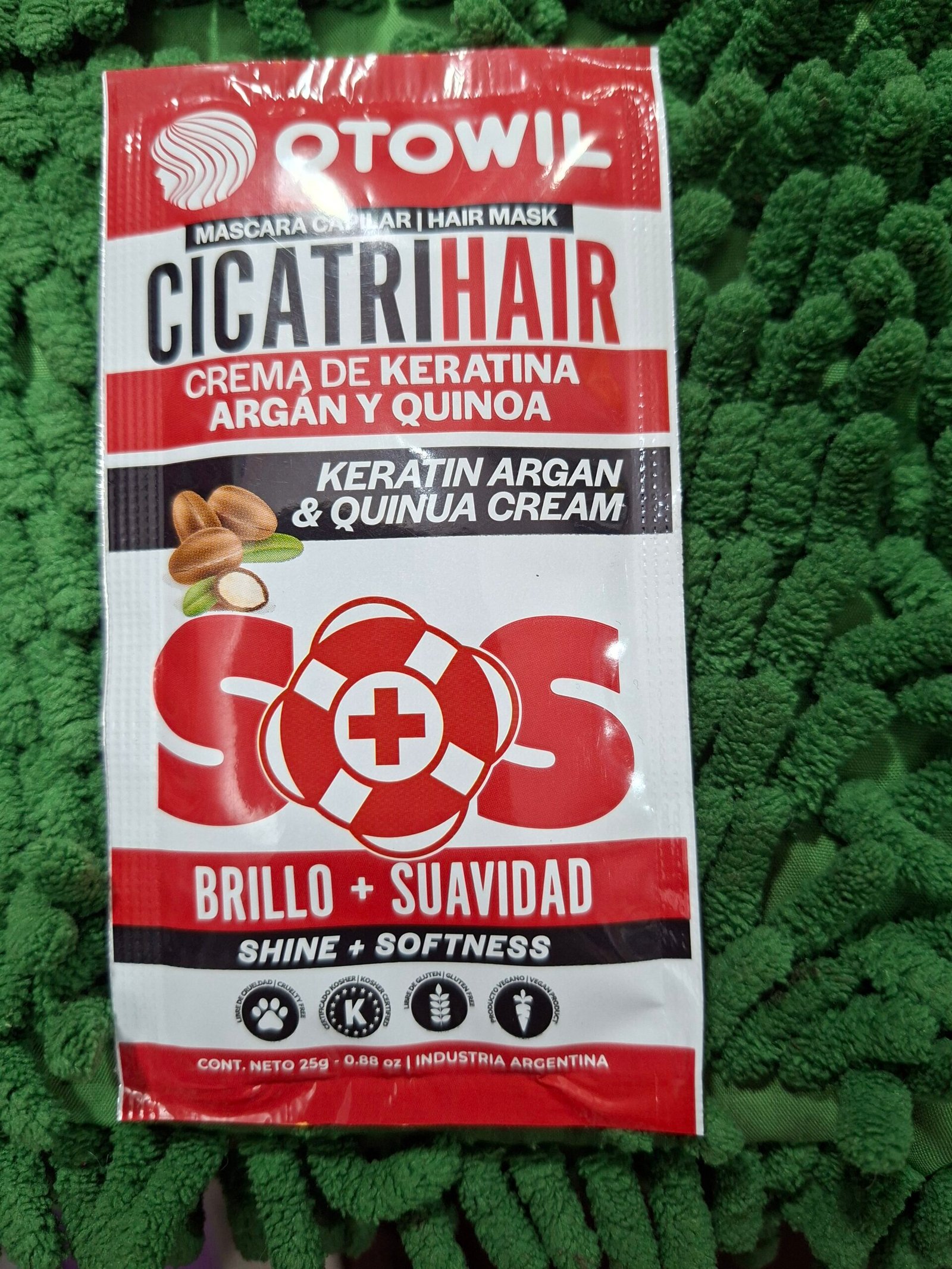 Mascara Otowil Cicatrihair Brillo Y Suavidad 25gr