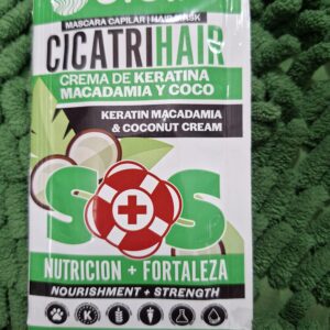 Máscara Cicatrihair Con keratina macadamia y coco 25g Otowil