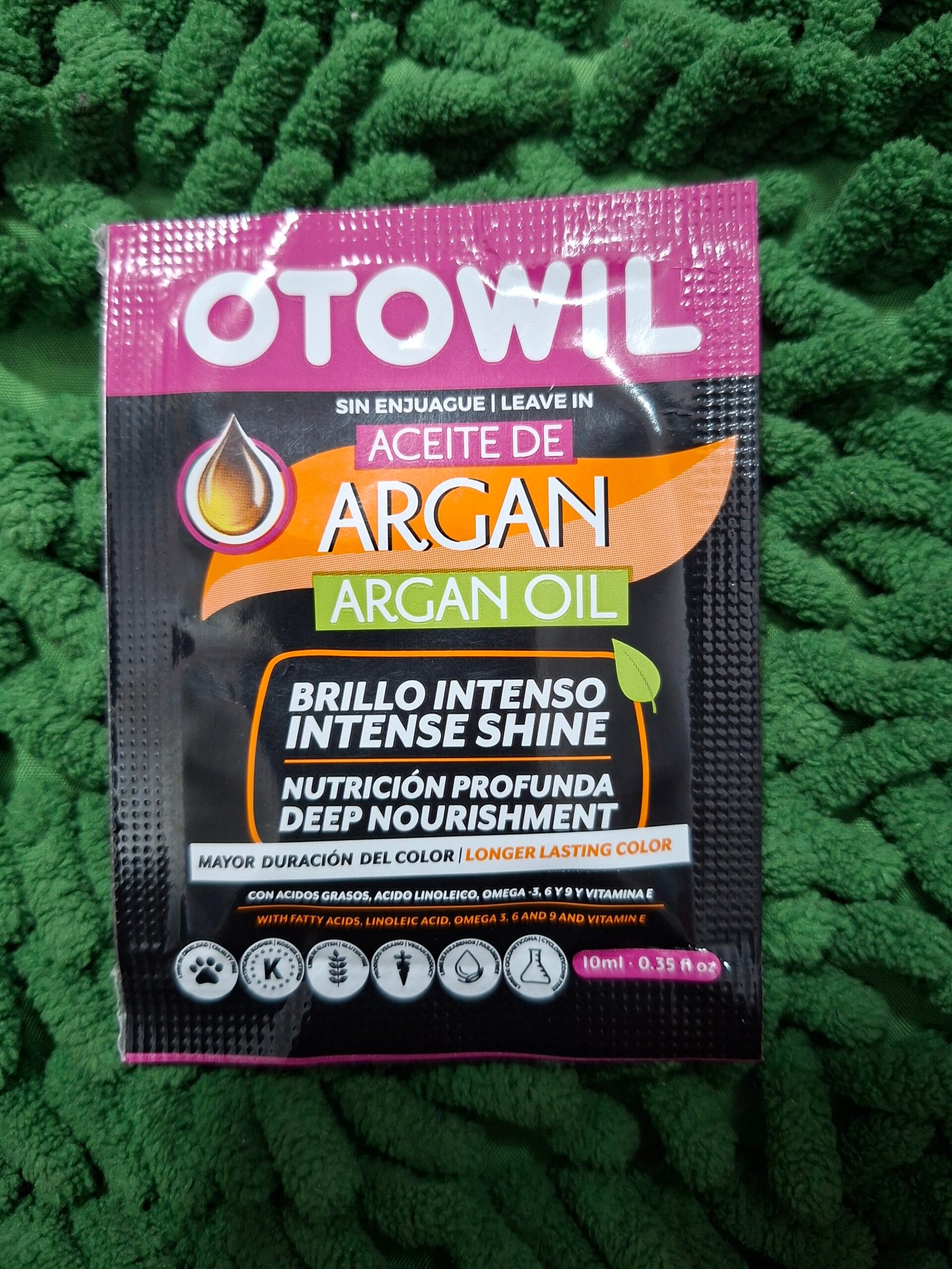 Aceite de argan nutrición y brillo otowil 10ml