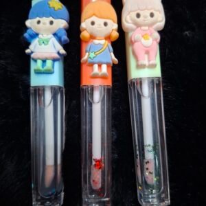Gloss nenitas transparentes