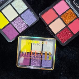 Sombra de ojos con glitter queen b pink 21