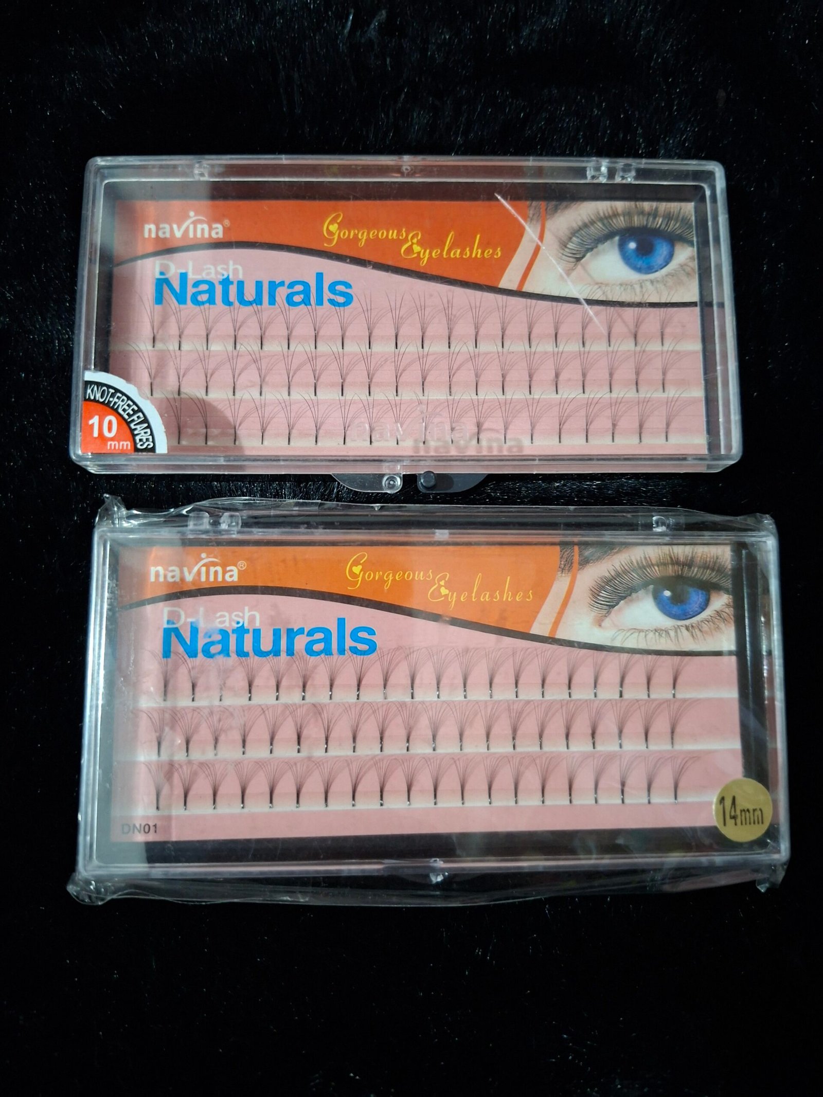 Pestañas pelo por pelo navina 10mm y 14mm