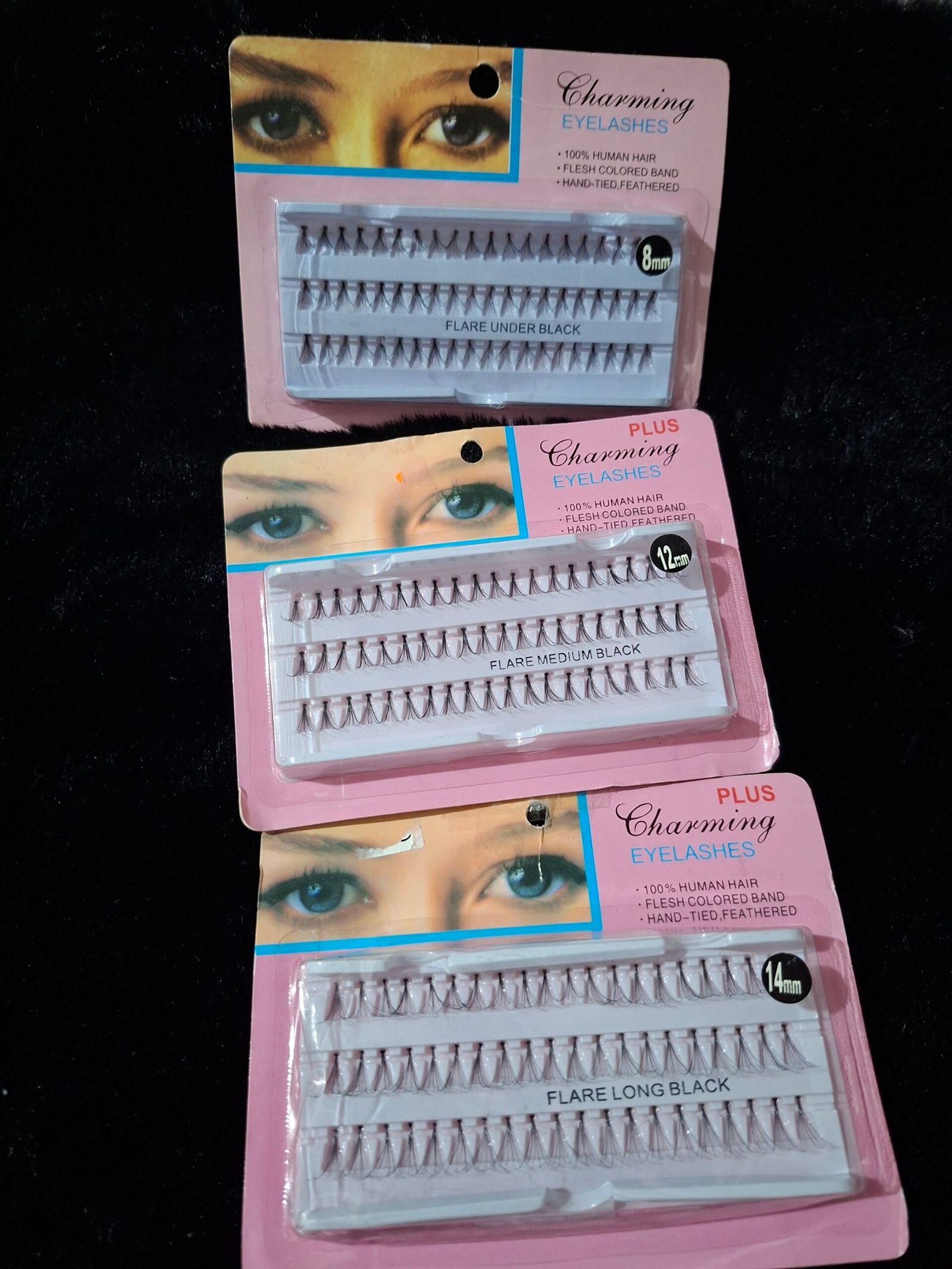 Pestañas pelo por pelo charming de 08mm a 14mm