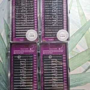 Pestañas pelo por pelo nagaraku 8mm, 10mm, 11mm y 12mm 0.05D