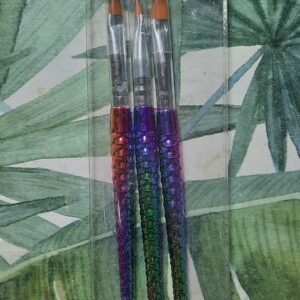 Set de 3 pinceles sirena para gel