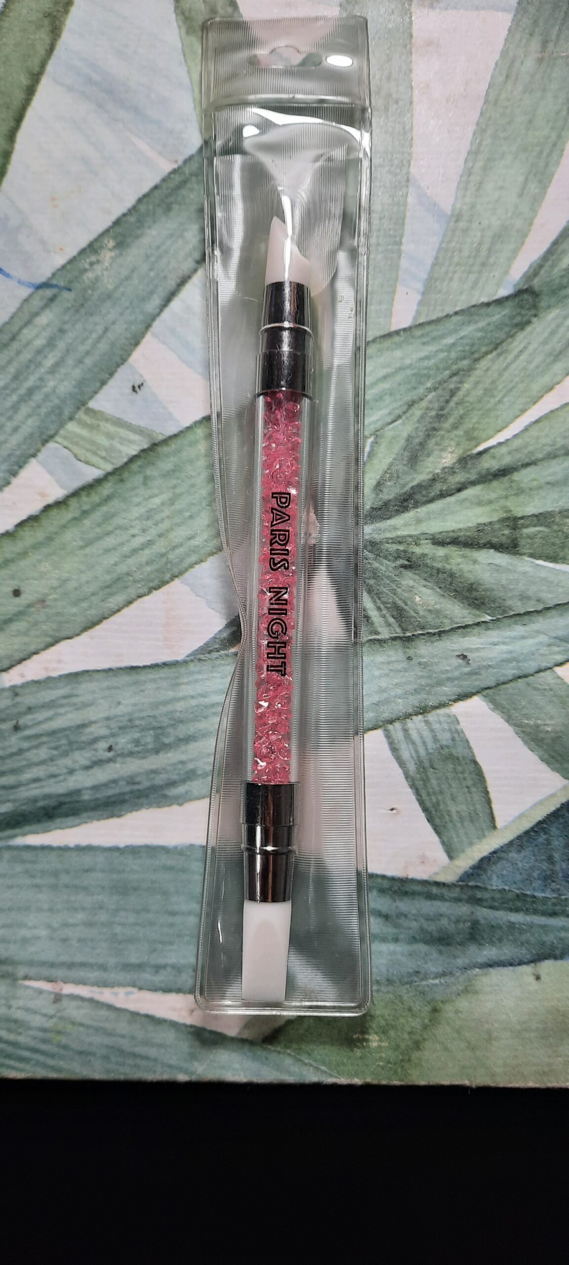 Pincel doble de silicona para uñas paris night