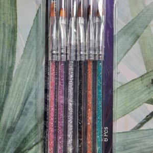 Set de 6 pinceles doble con dotting puntero