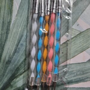 Pincel individual doble con dotting puntero