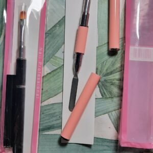 Pincel para poly gel con espátula charm limit