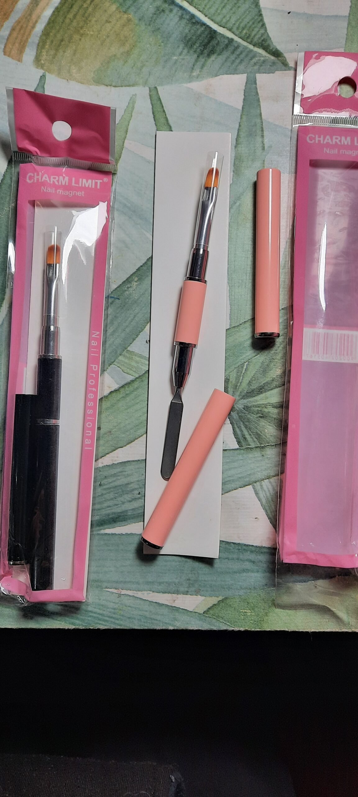 Pincel para poly gel con espátula charm limit