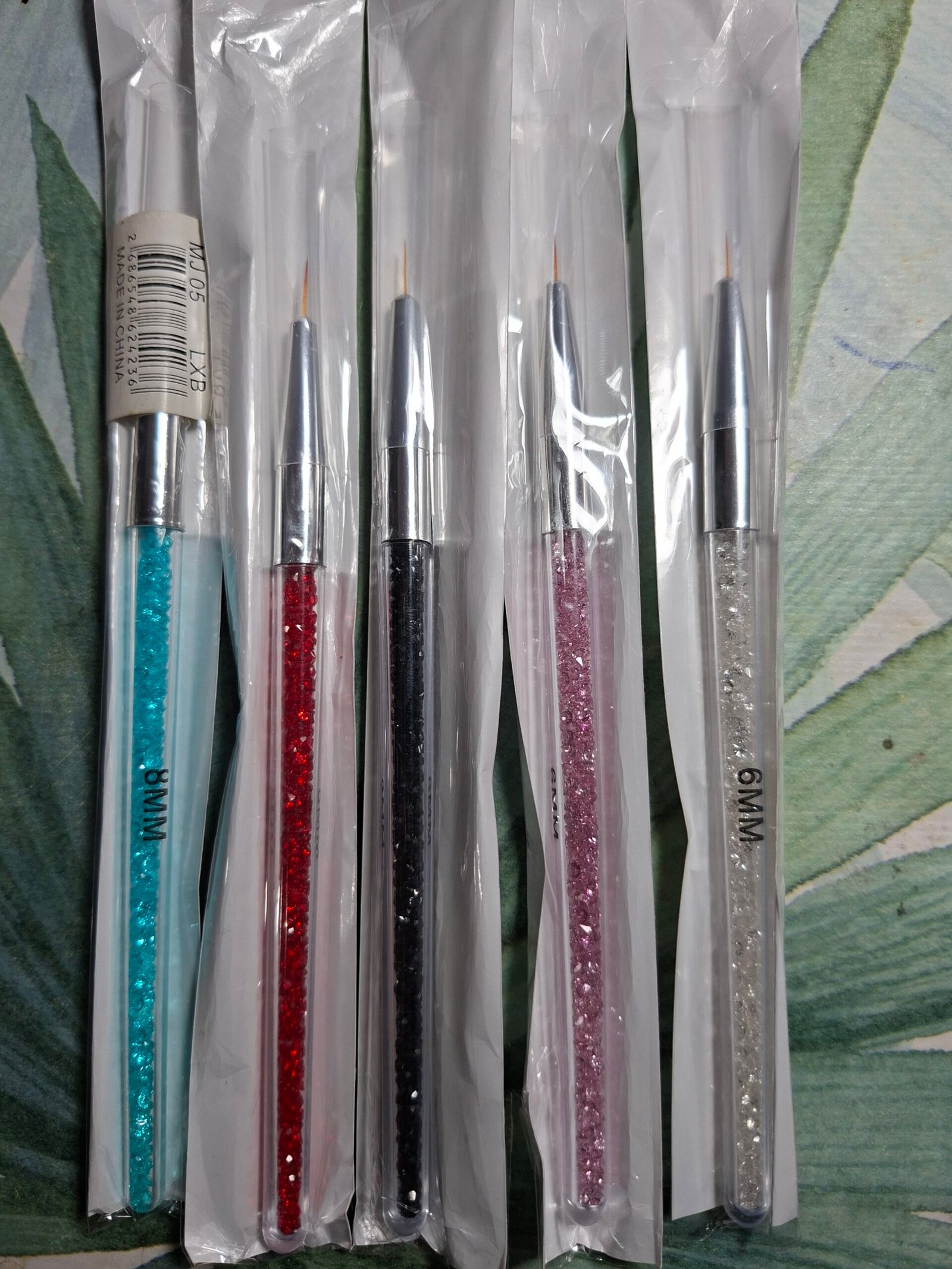 Pinceles liner con brillo