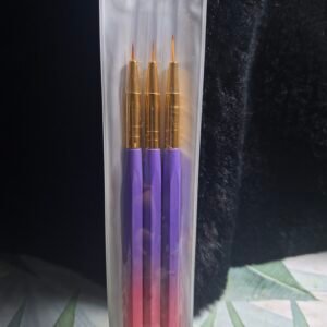 Set de 3 pinceles liners de varias medidas