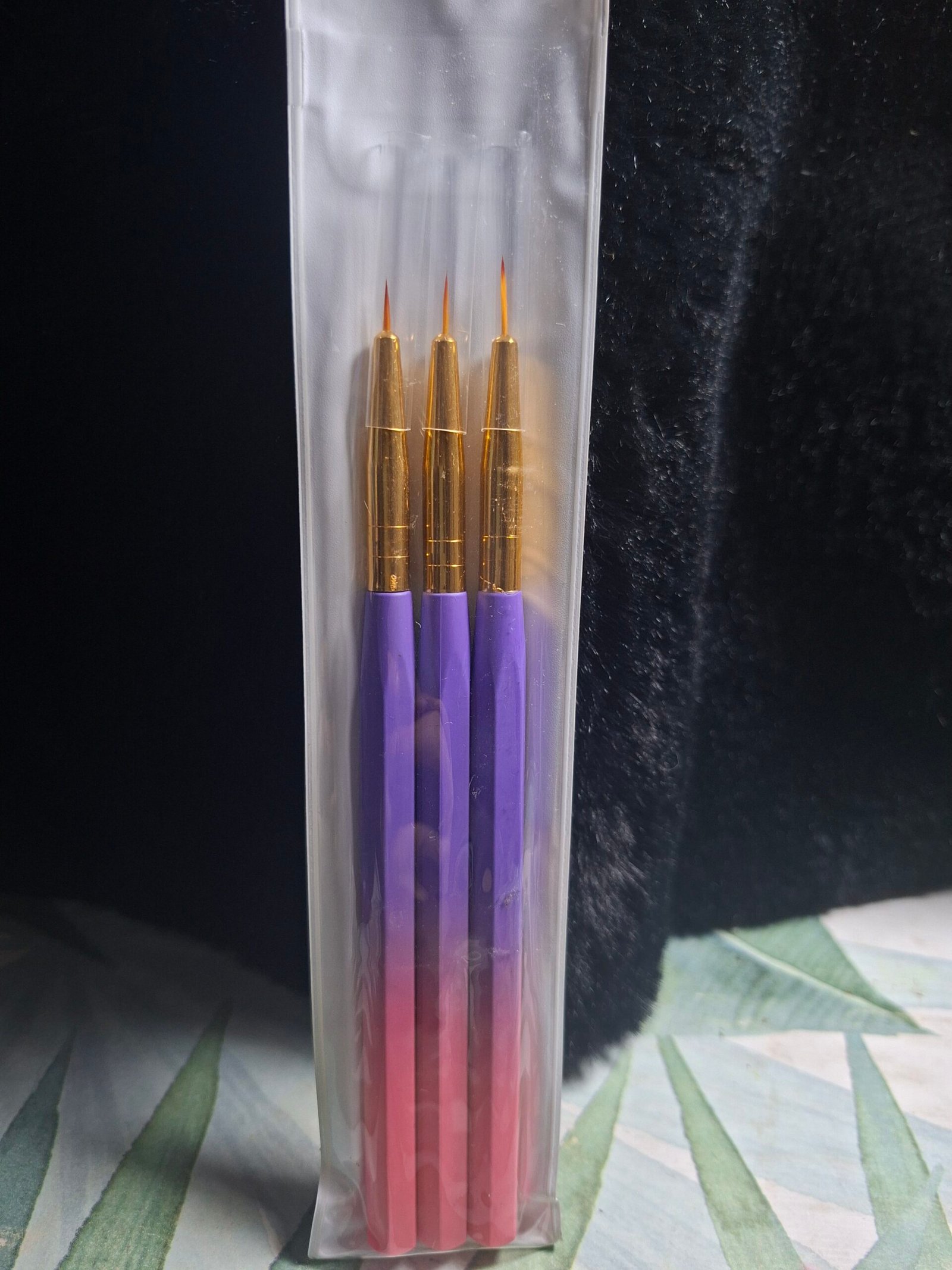 Set de 3 pinceles liners de varias medidas
