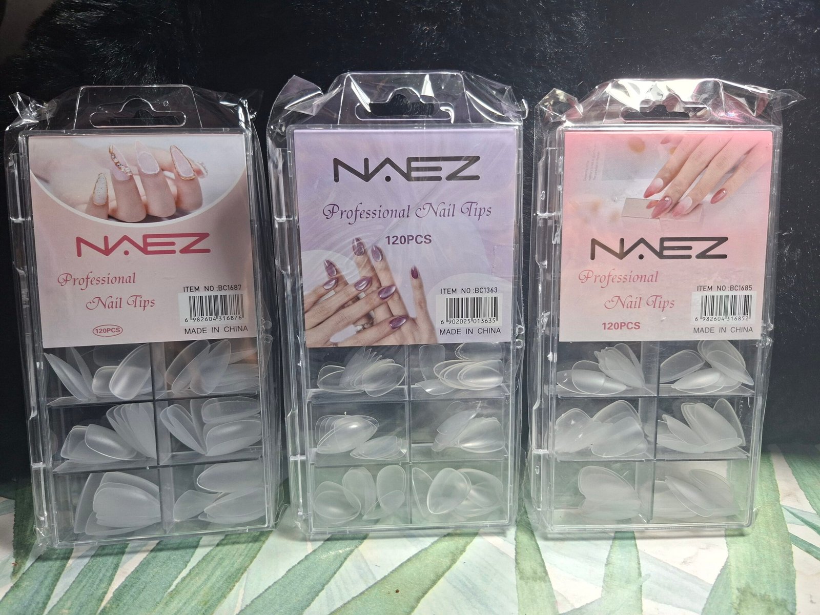 Tips de uñas naez almemdras 120u