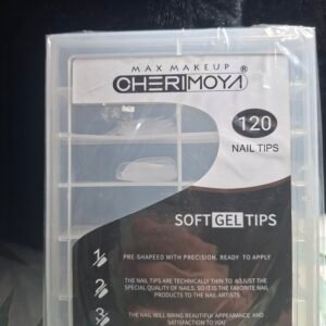 Tips de uñas cherimoya almendra 120u