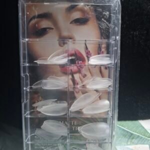 Tips de uñas mely almendras 100u