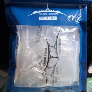 Tips soft gel almendra paris night 500u