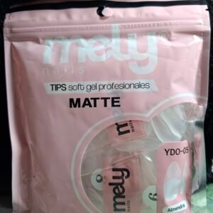 Soft gel tips almendra matte mely 504u