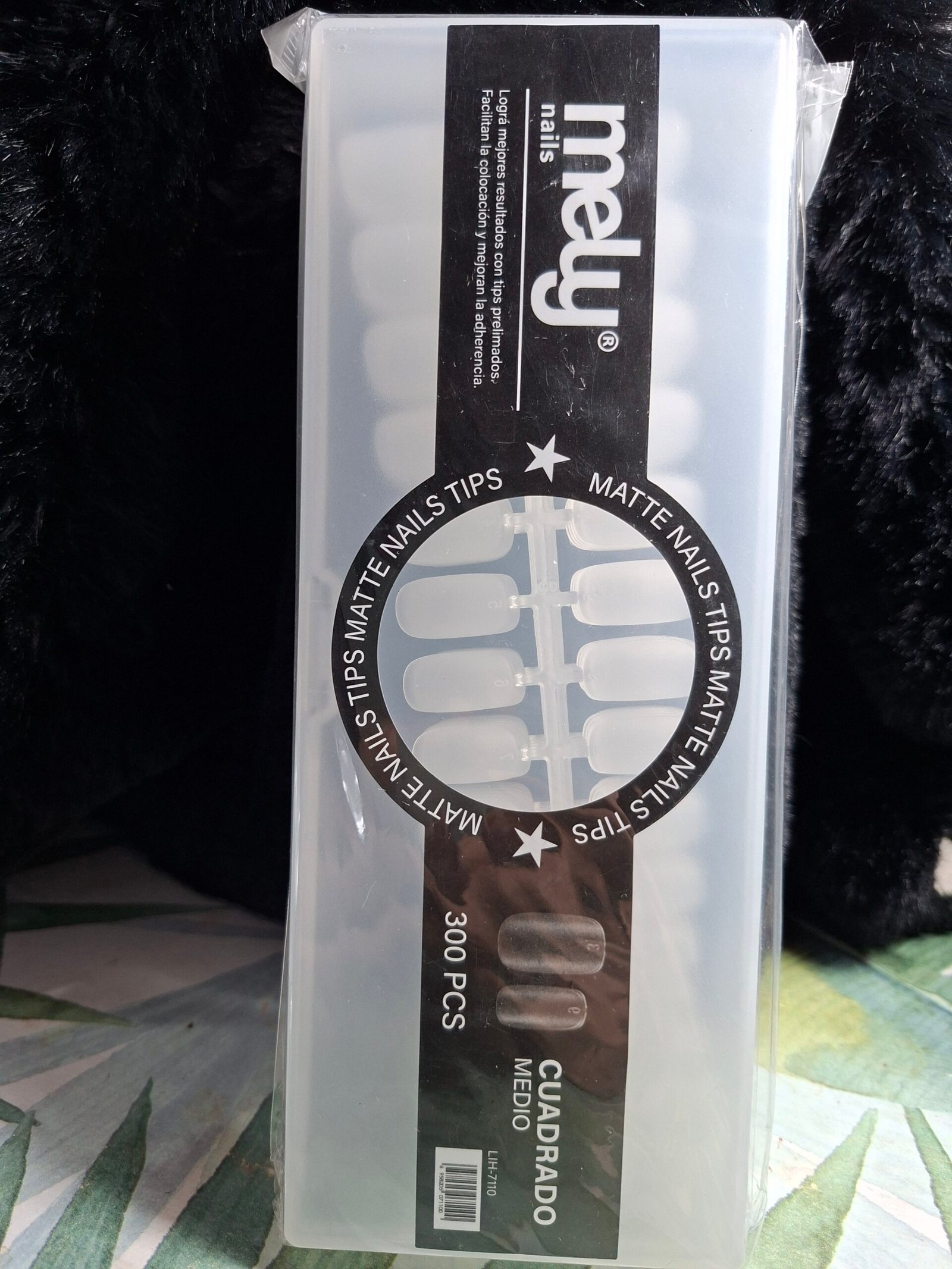 Soft gel tips cuadradas media mely 300u