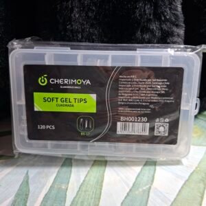 Soft gel tips cuadradas 120u cherimoya