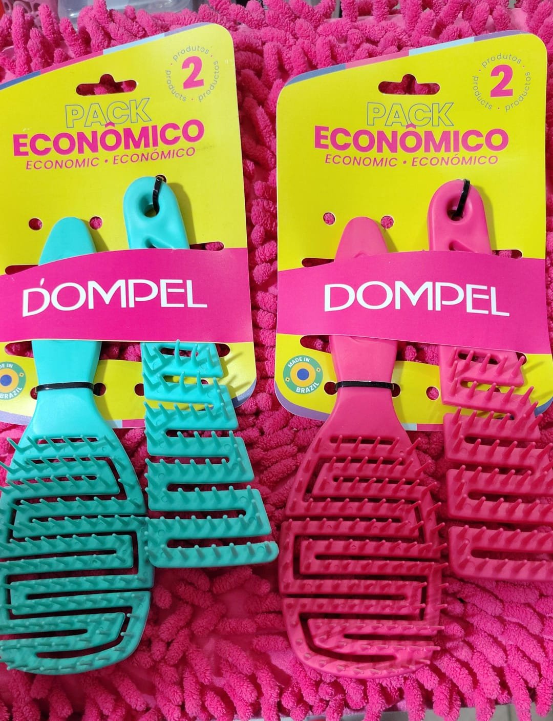 Pack 2 cepillos flexibles dompel