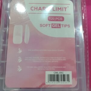 Tips soft gel Charmilit limit cuadrada, almendra