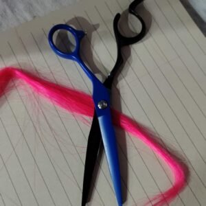 Tijera  de corte Azul combinada con negro
