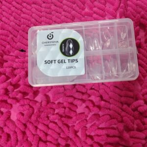 Tips soft gel cherimoya almendra , cuadrada , coffin 120 unidades