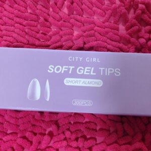 Tips soft gel City Girl almendra 300 unidades