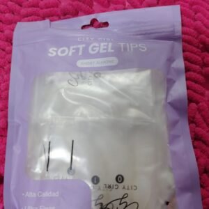 Tips soft gel almendra , cuadrada , coffin bolsa 600 unidades