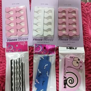 Separadores de dedos para esmaltar