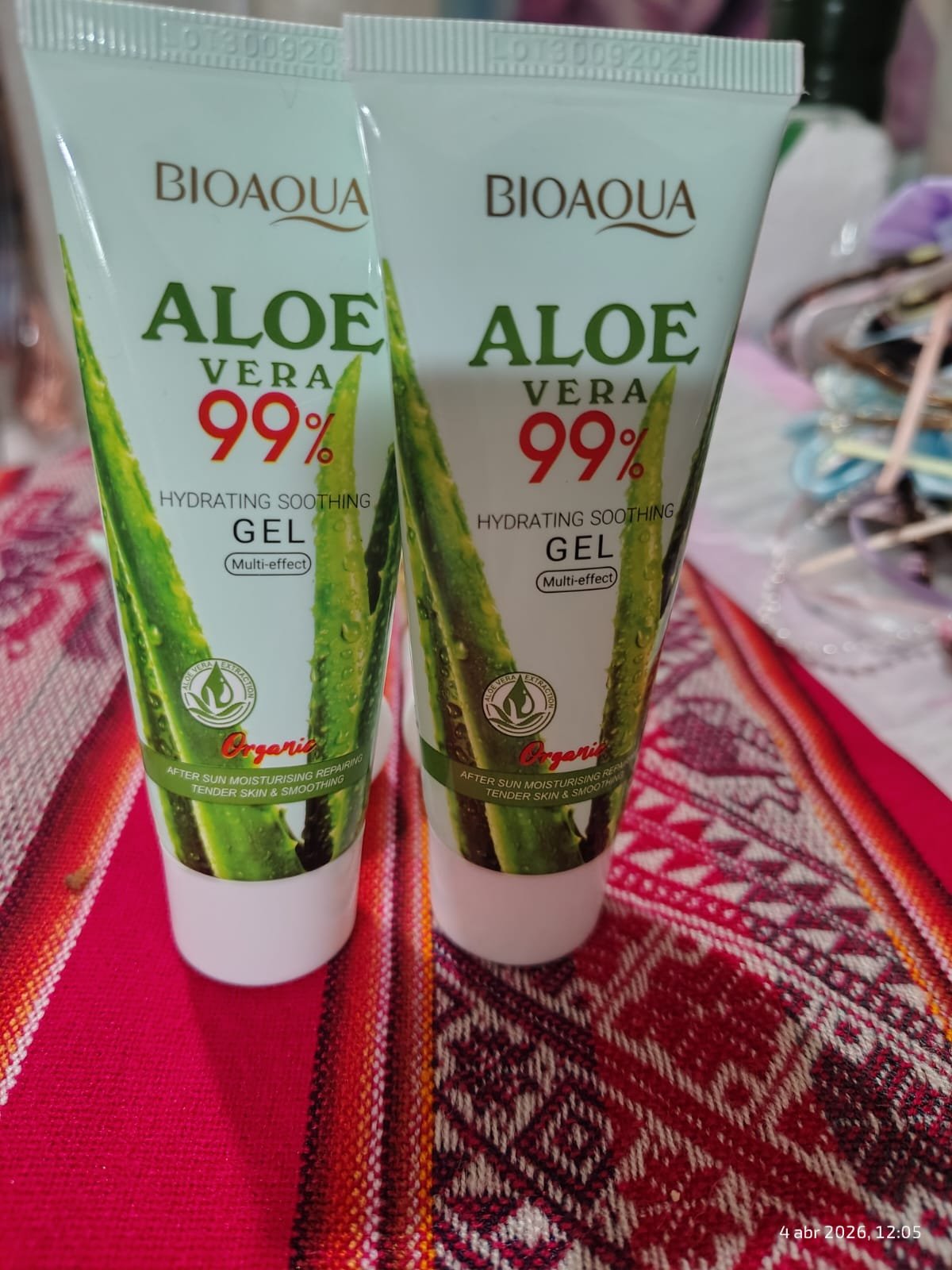 Gel hidratante de aloe vera Bioaqua - Imagen 2
