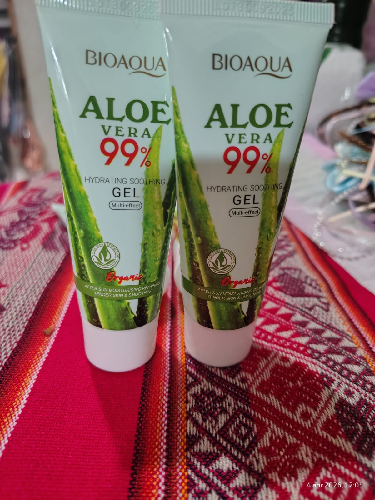 Gel hidratante de aloe vera Bioaqua