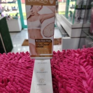 Crema depiladora Bioaqua con extracto de arroz para blanquecer zonas oscuras 60gr