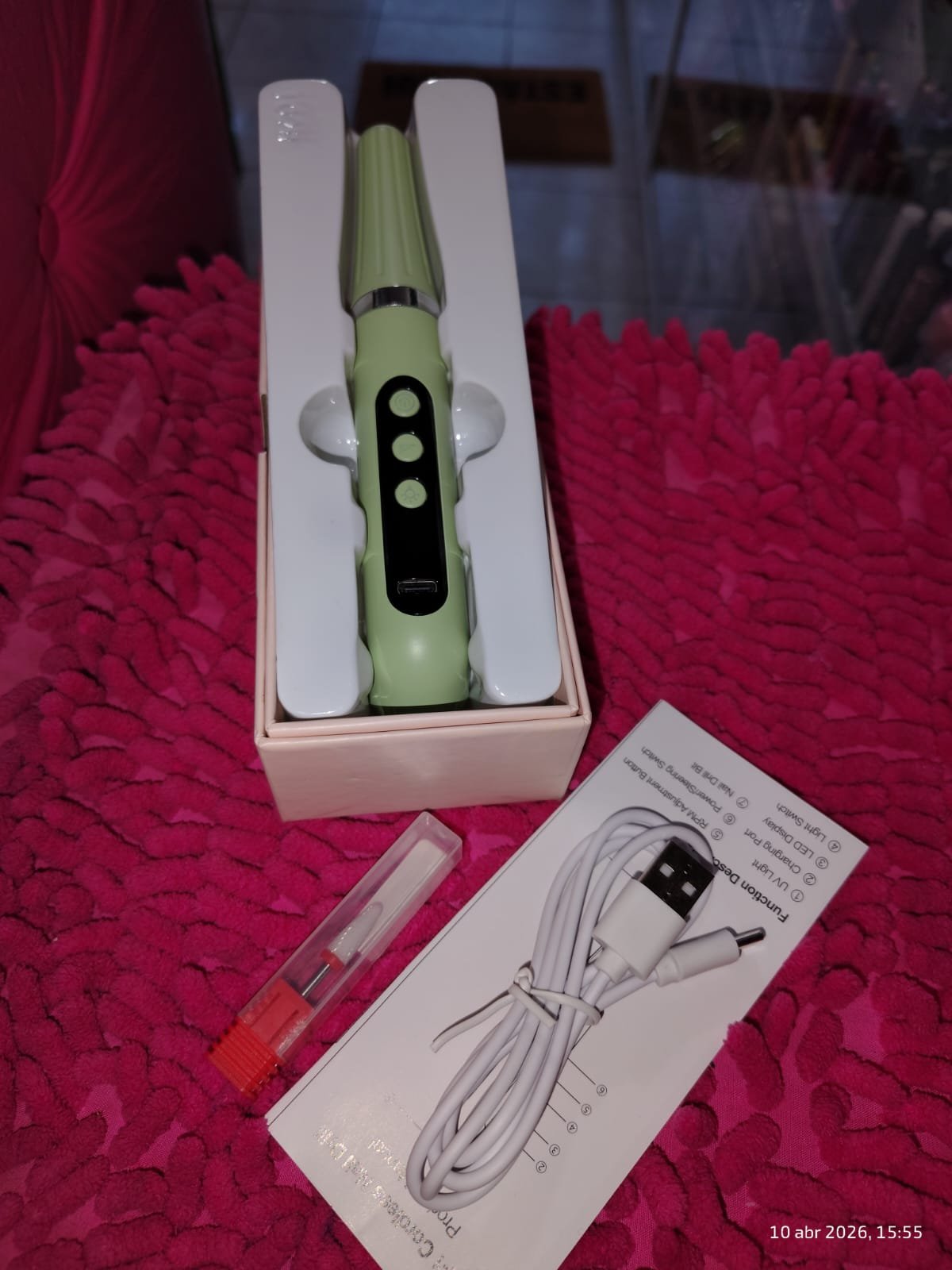 Torno inalámbrico con cable USB + fresa - Imagen 3