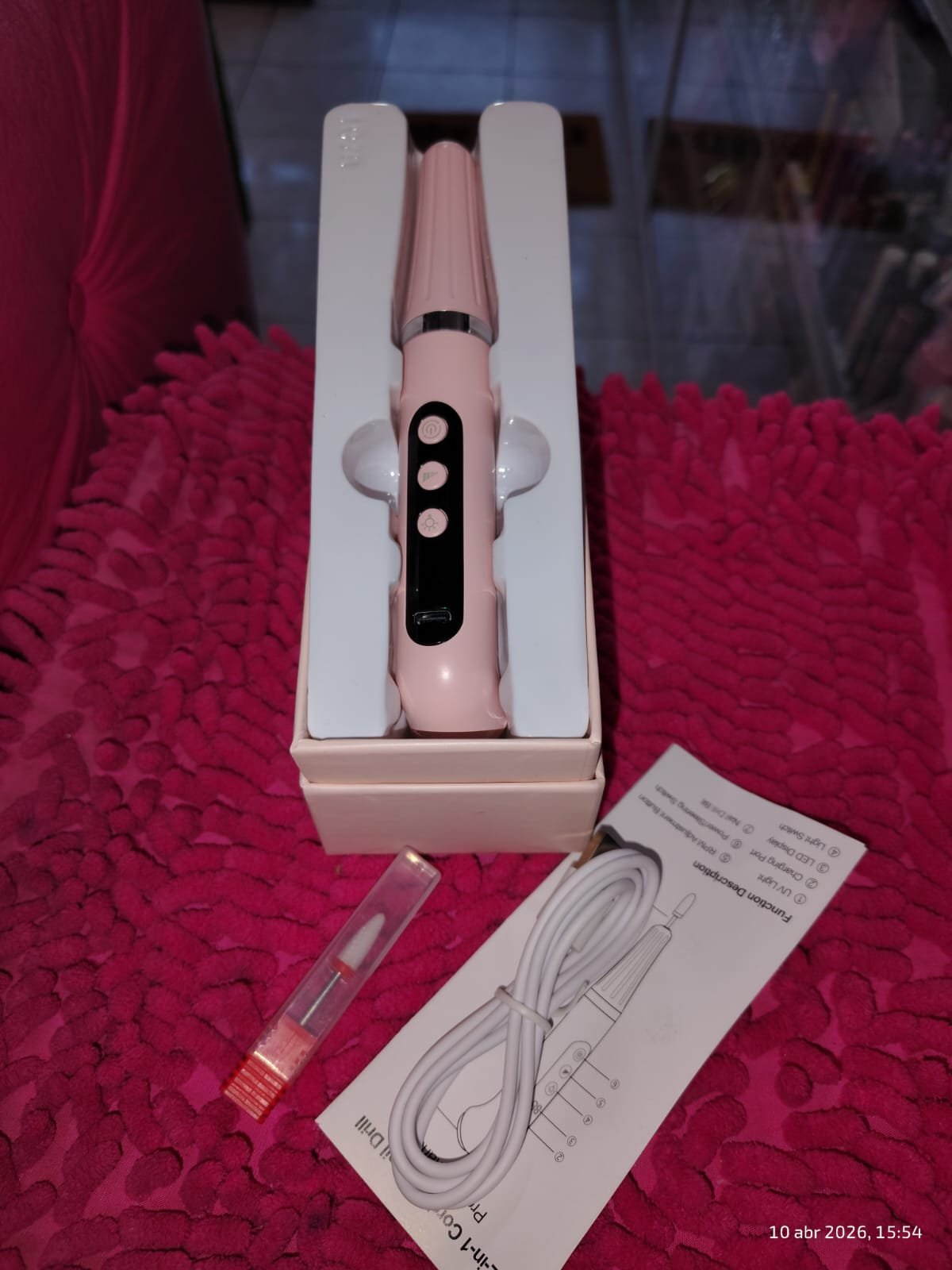 Torno inalámbrico con cable USB + fresa - Imagen 2