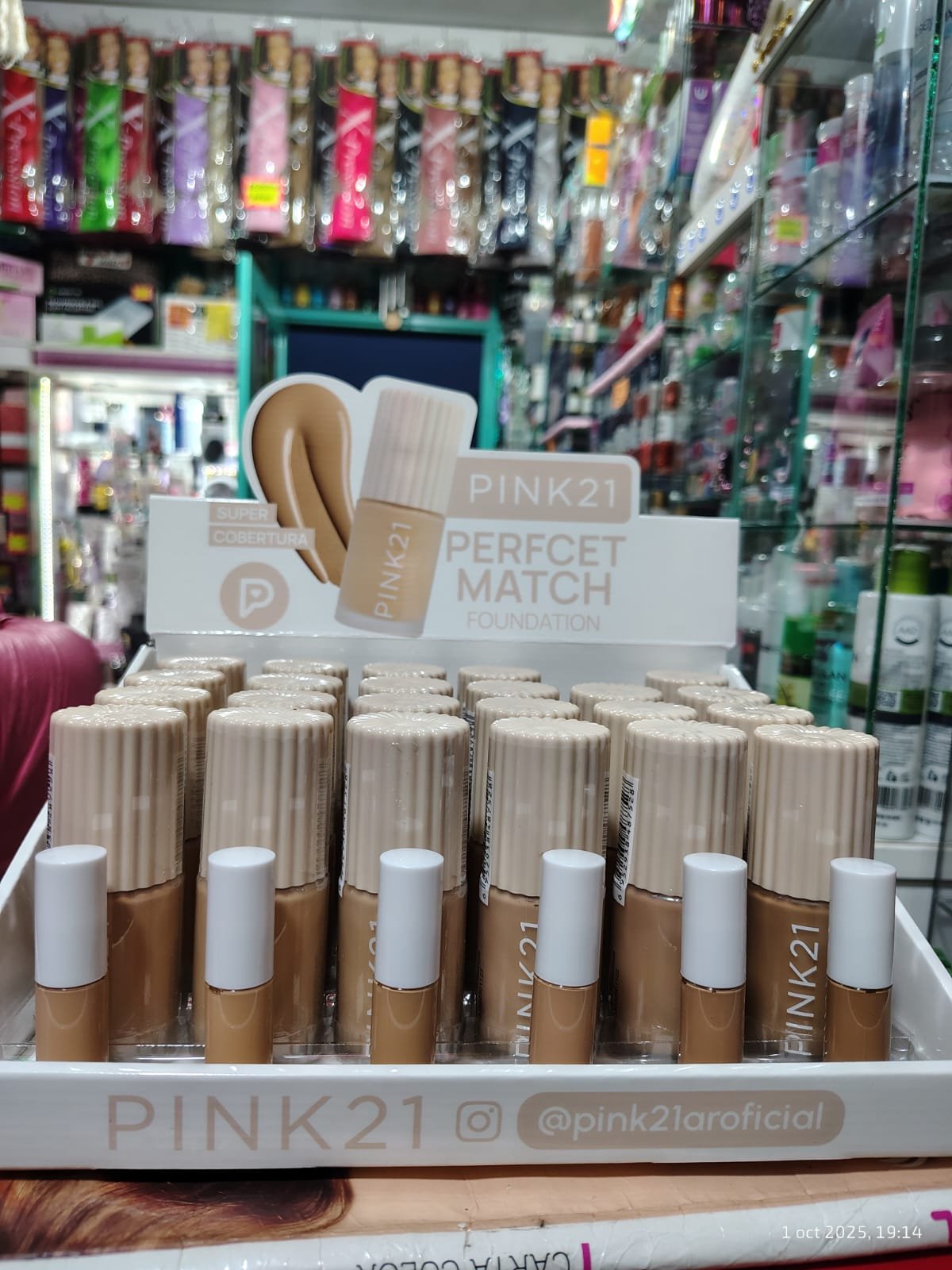 Base de maquillaje matte pink 21