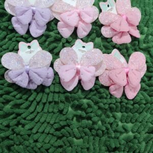 Par de colitas de pelo mariposa