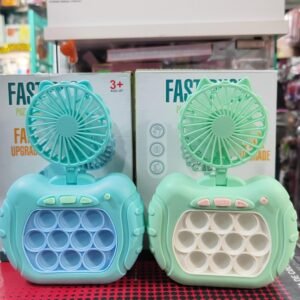 Juego poppit con ventilador portátil