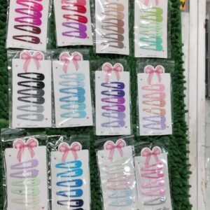 Hebillas tic tac medianas Paquete de 6 unidades