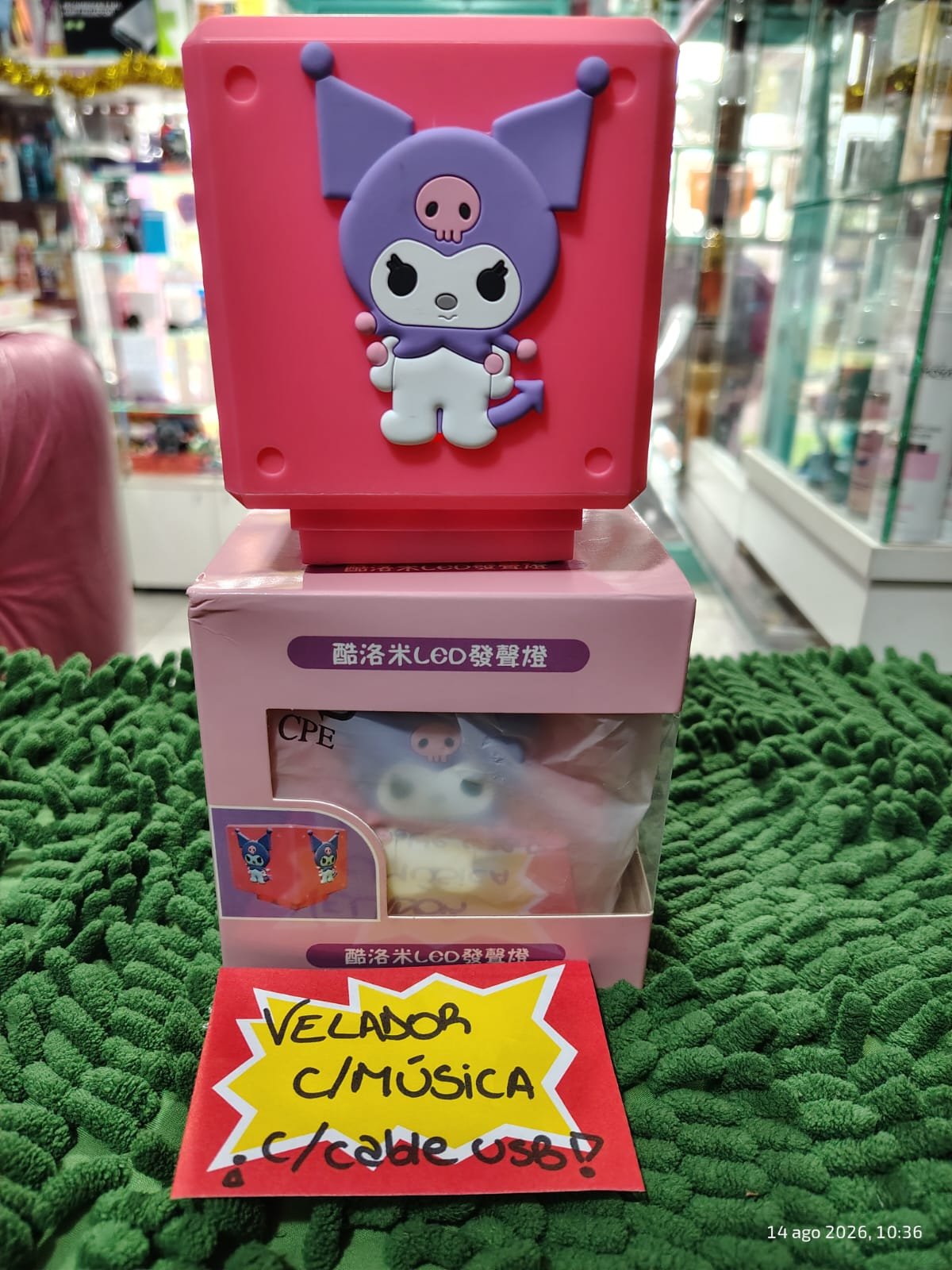 Veladores con musica kuromi y capibara