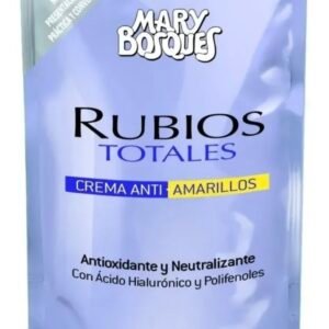 Crema Matizadora Antiamarillos Rubios Totales Mary Bosques