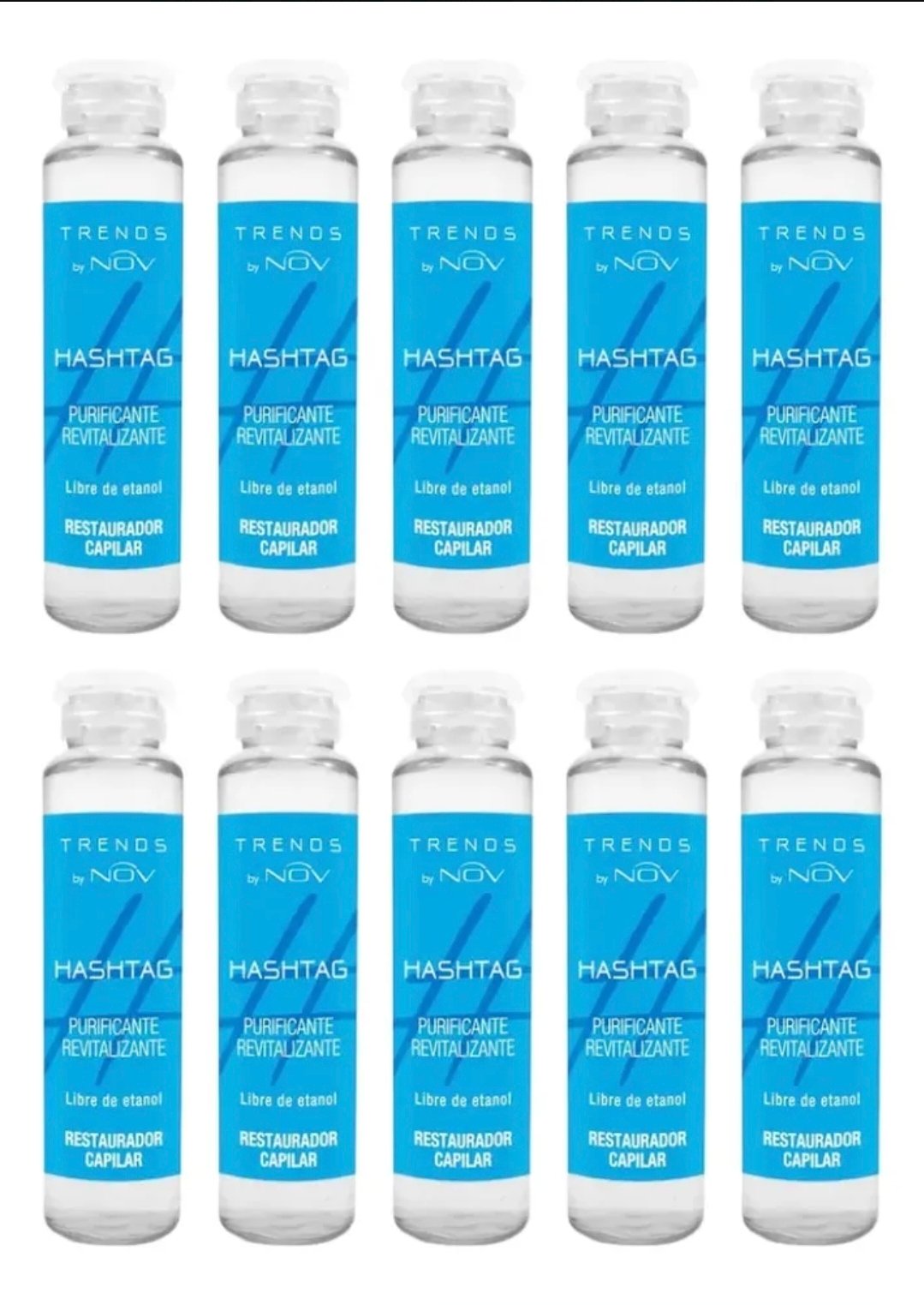 Ampolla Capilar Nov Purificante Revitalizante Hashtag 15ml