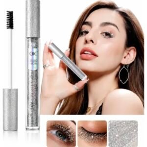 Máscara de pestañas rimel con glitter