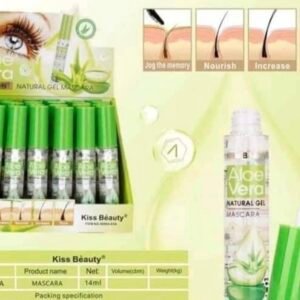 Máscara de pestañas  y cejas rimel  con aloe vera estimula el crecimiento el