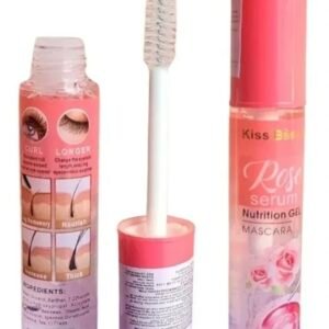 Máscara de pestañas y cejas rimel con agua de rosas estimula el crecimiento