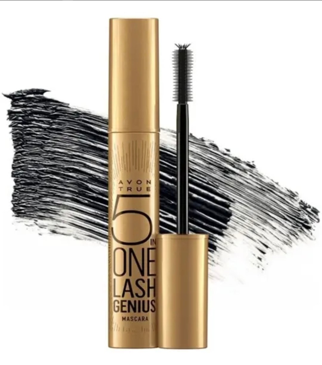 Máscara de pestañas rimel 5 en 1 genuis avon