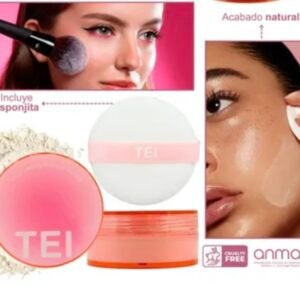 Polvo traslúcido tei larga duración del maquillaje